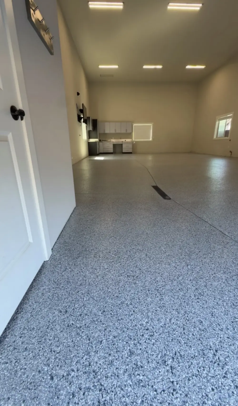 Keizer Epoxy garage floor project Oregon